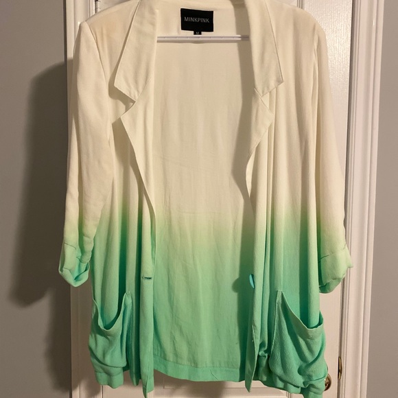 MINKPINK Mint Ombré Blazer - Picture 2 of 6
